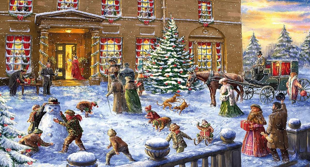 Magia szczęśliwych chwil Bożego Narodzenia puzzle online