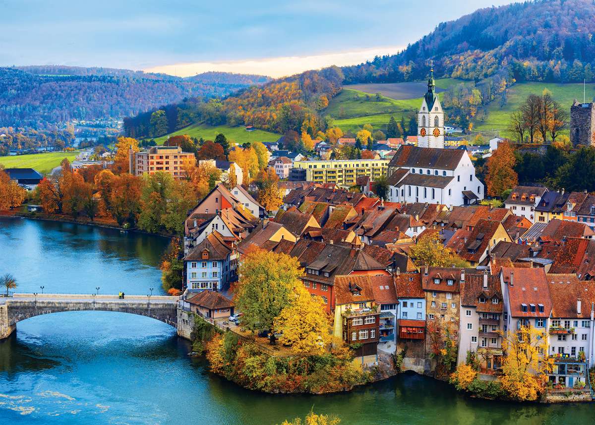 Szwajcaria-Urocza wioska-Lovely village puzzle online