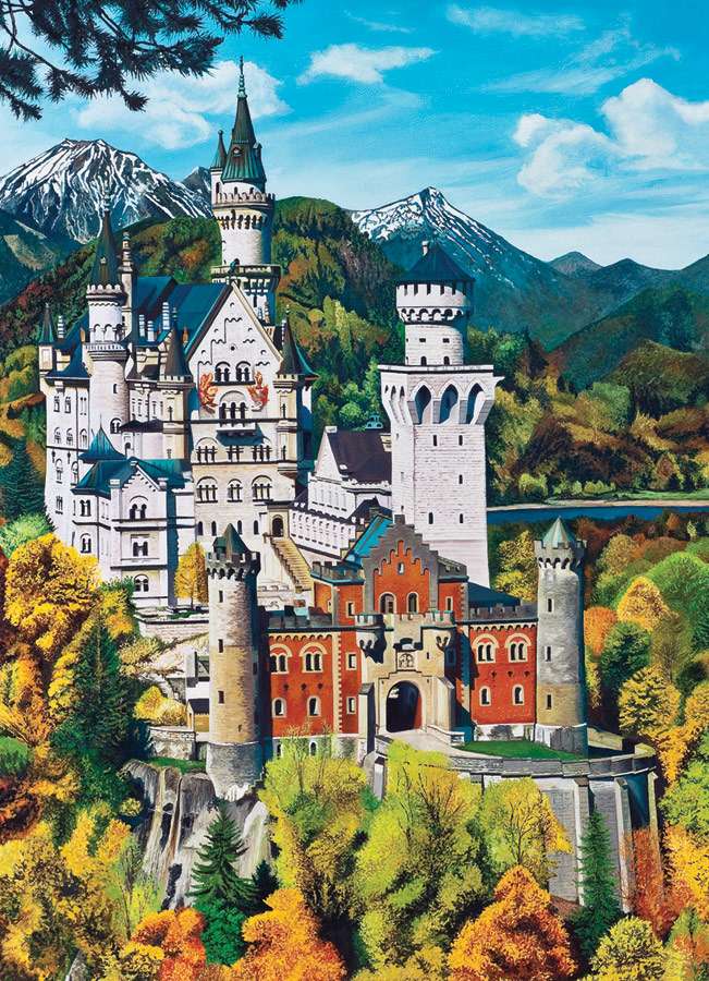 Zamek na wzgórzu puzzle online