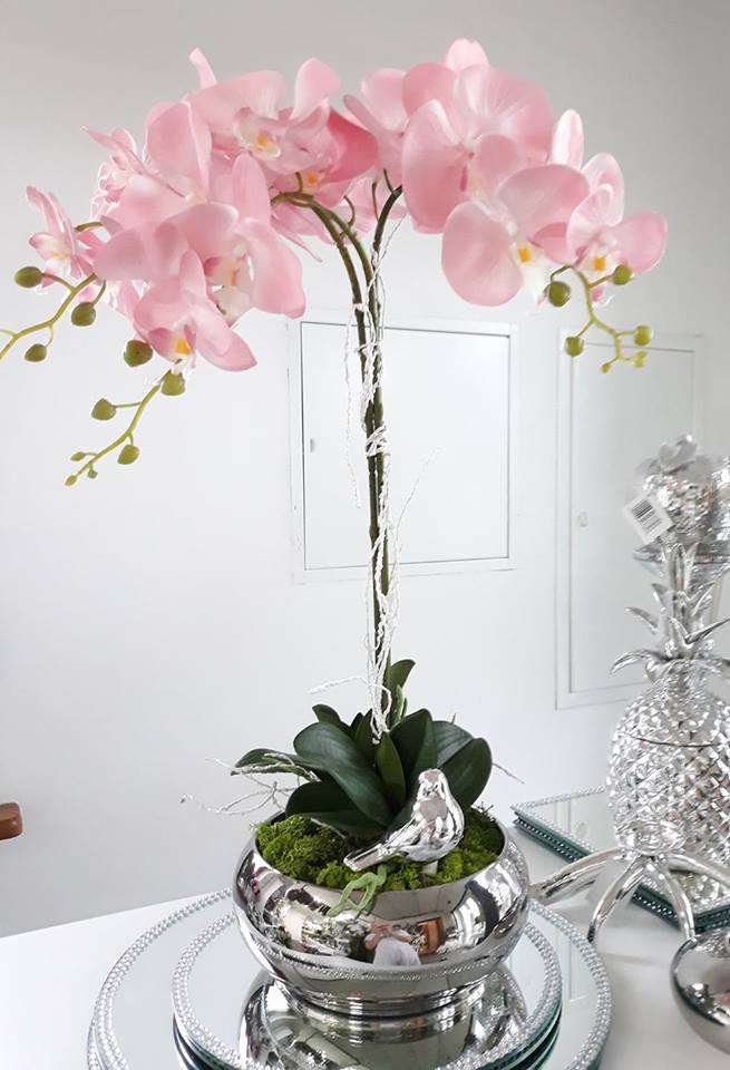 Rózsaszín orchidea kirakós játék