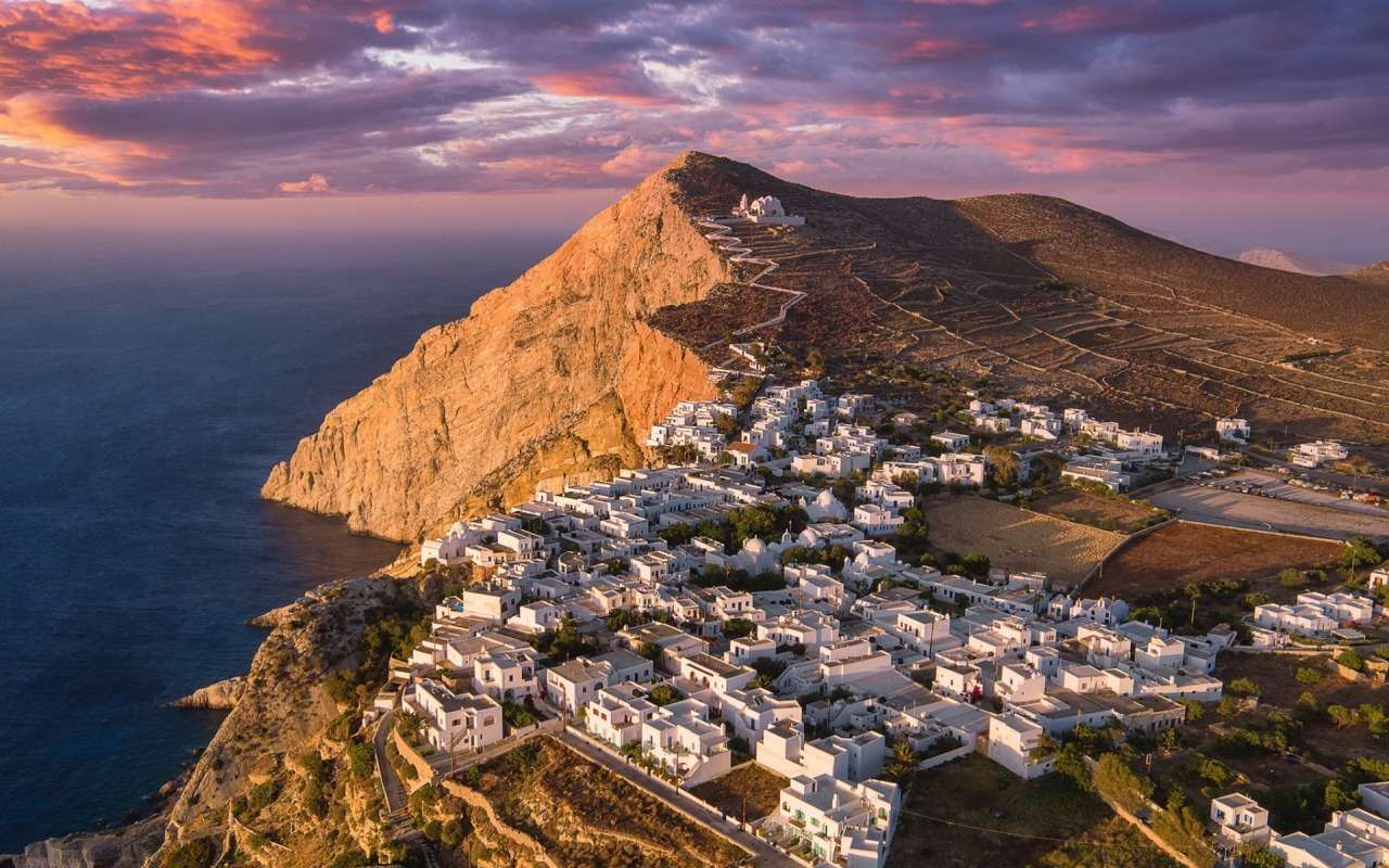 Grecja - Urocza Wyspa Folegandros puzzle online