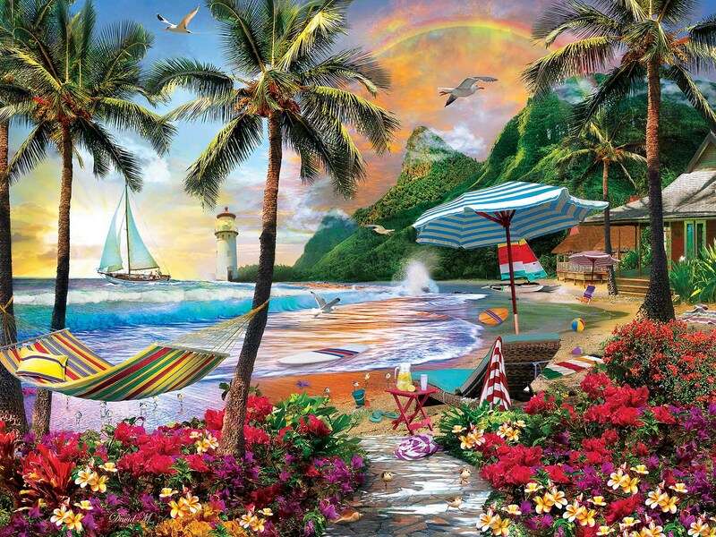Plaże na Hawajach puzzle online