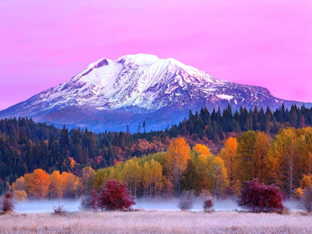 Mount Adams-Święte miejsce Indian Ameryki Północy puzzle online
