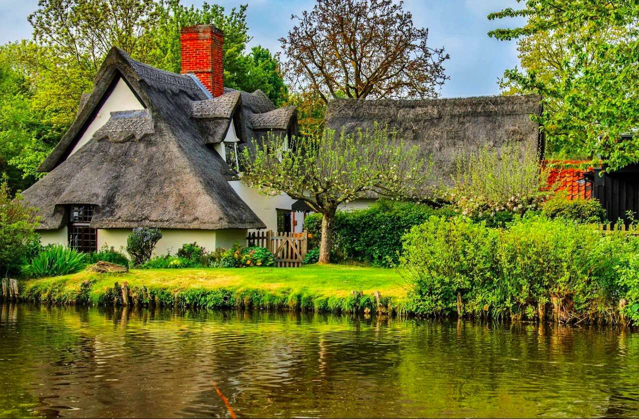 Anglia-scena wiejska-English countryside scene puzzle online