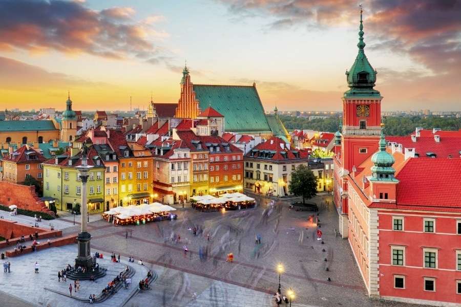 Warszawa- barokowe i renesansowe budowle puzzle online