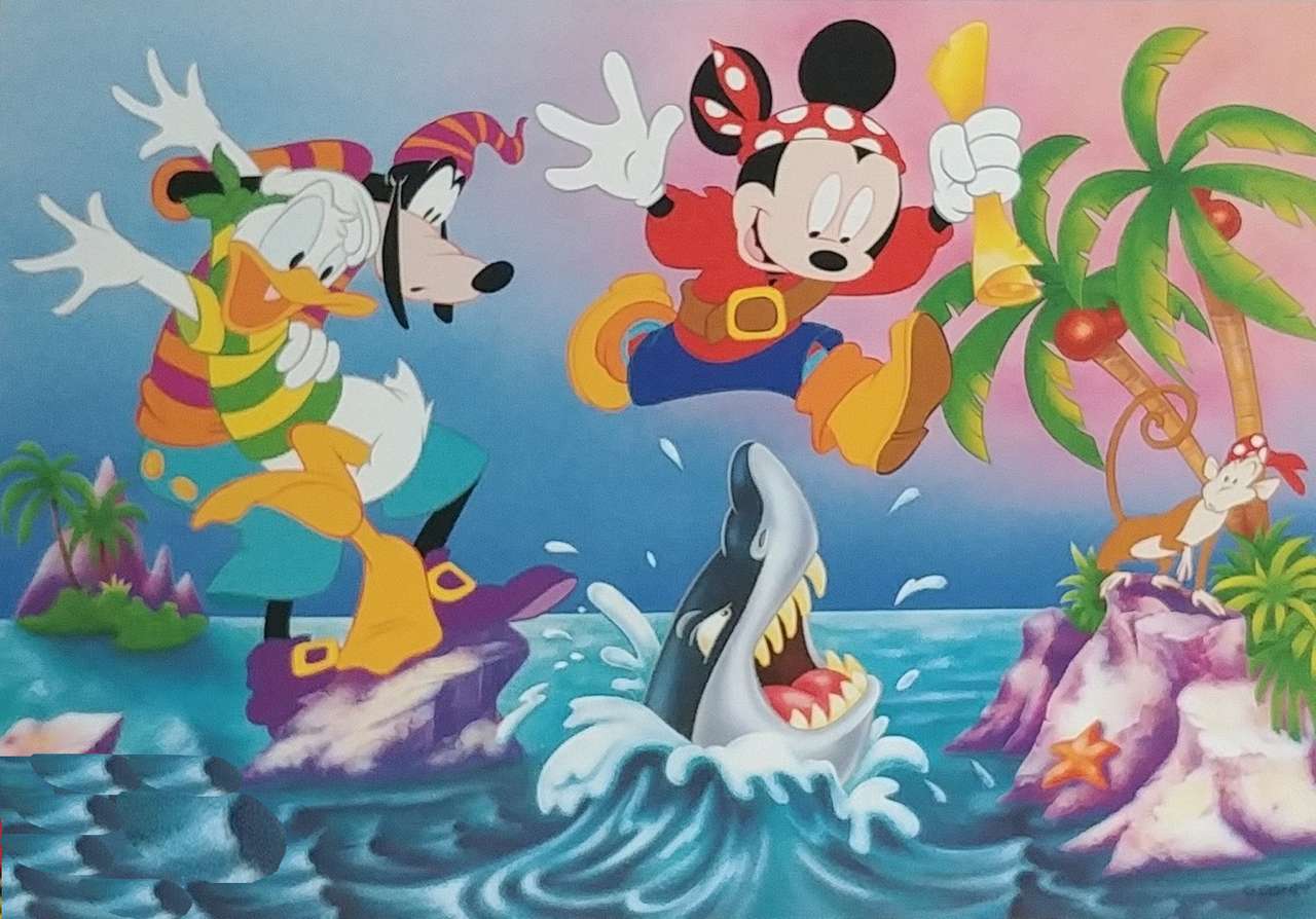 Myszka Miki i Goofy puzzle online