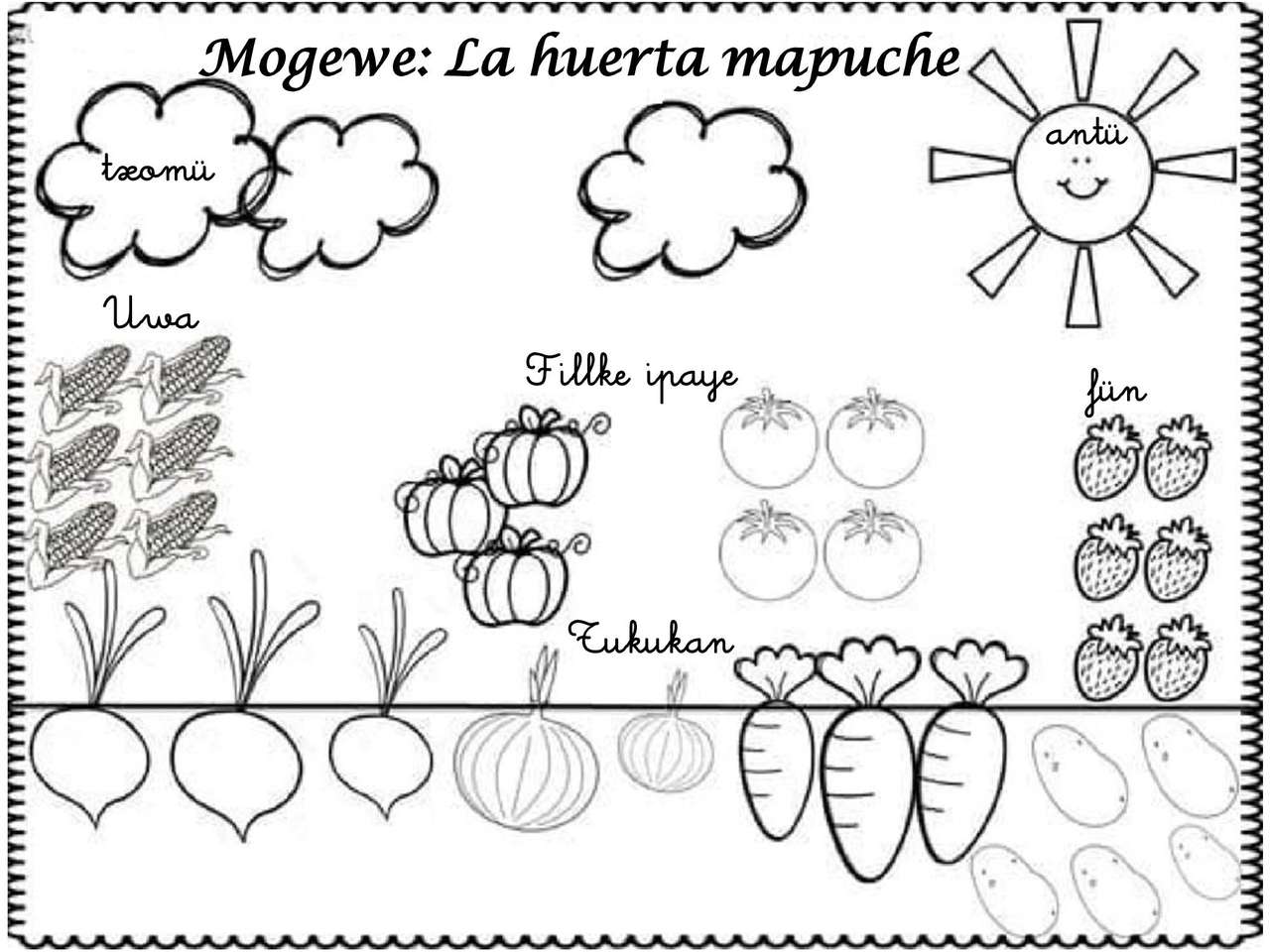 Mogewe: Ogród Mapuche puzzle online