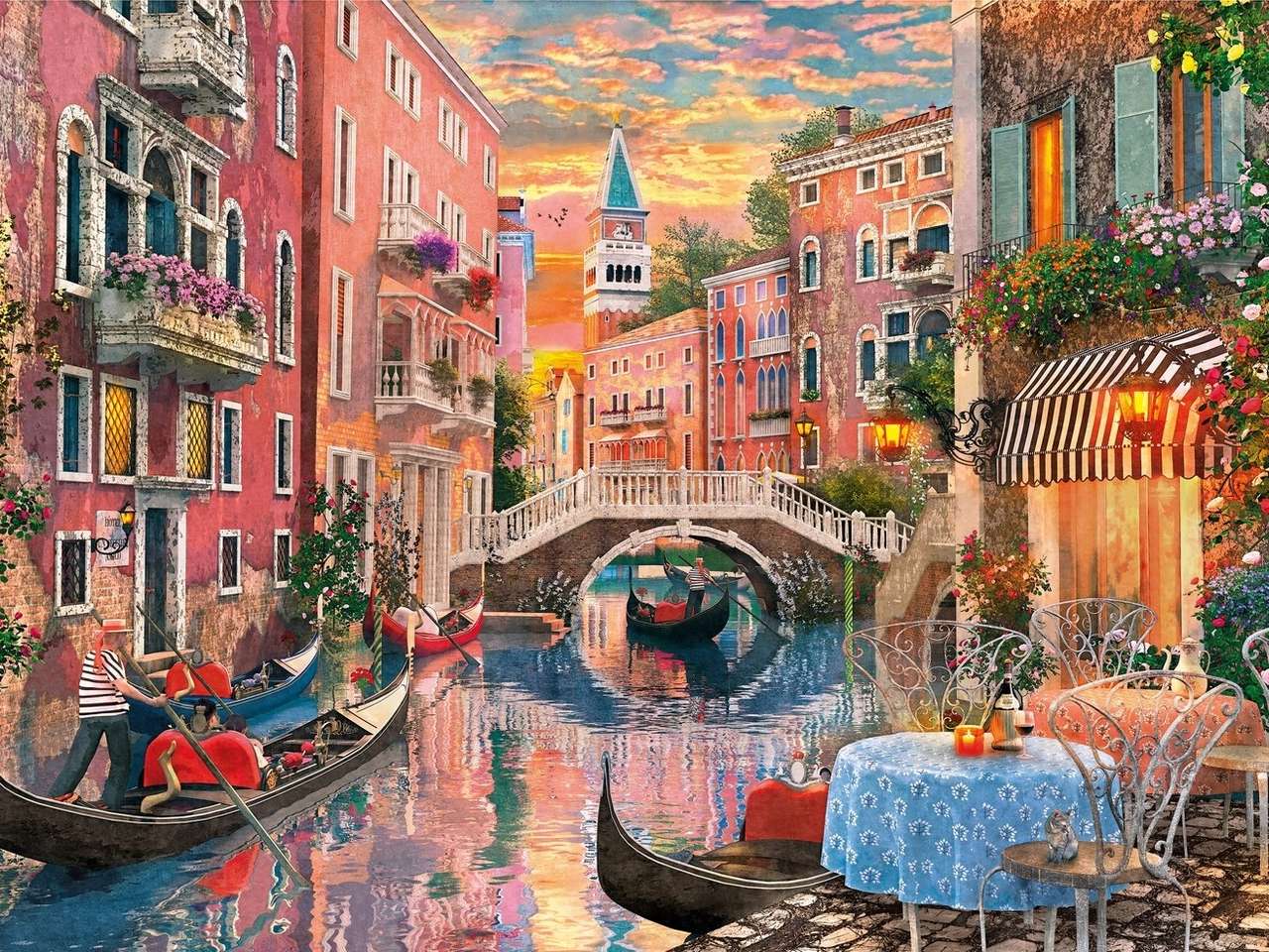 Gondole w Wenecji puzzle online