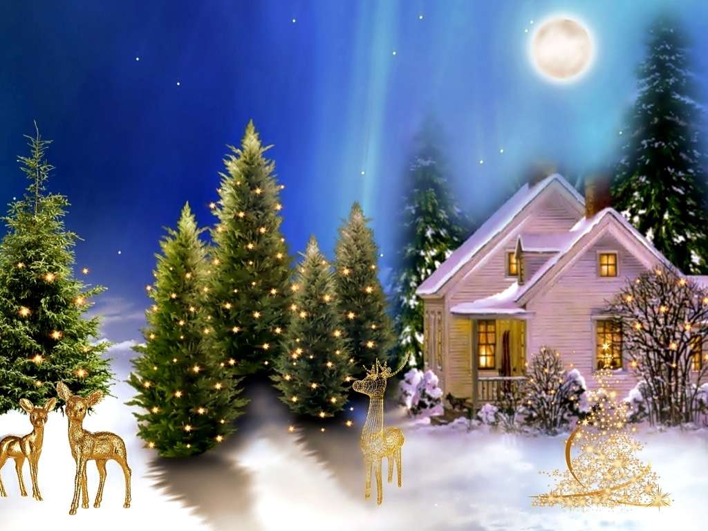 Piękny świąteczny widok:) puzzle online