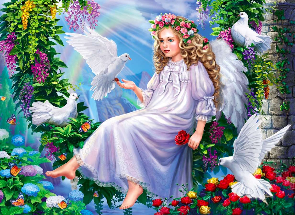 Słodki Anioł -Sweet Angel puzzle online