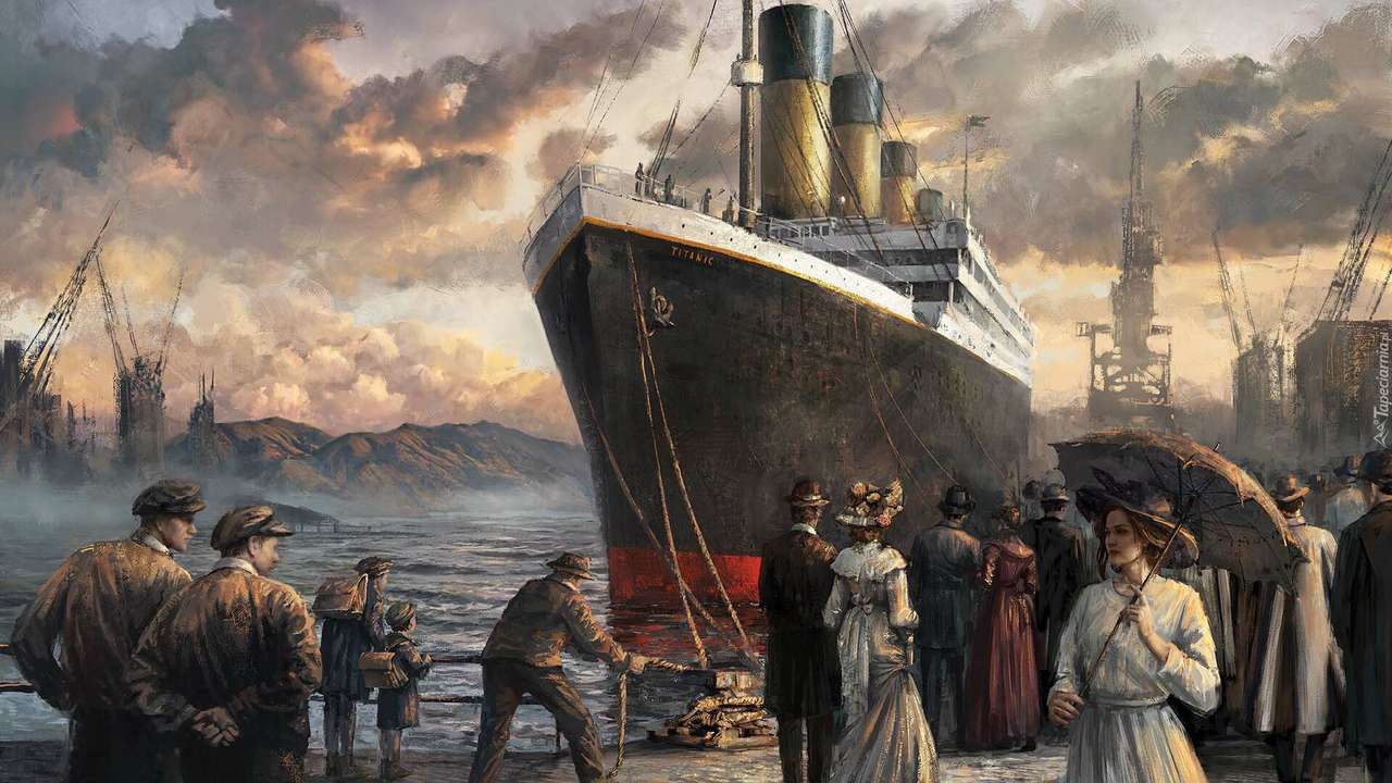 Titanic ostatni rejs puzzle online