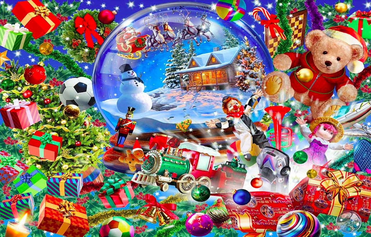 Marzenia dzieci-Czas Świąt -Christmas Time puzzle online