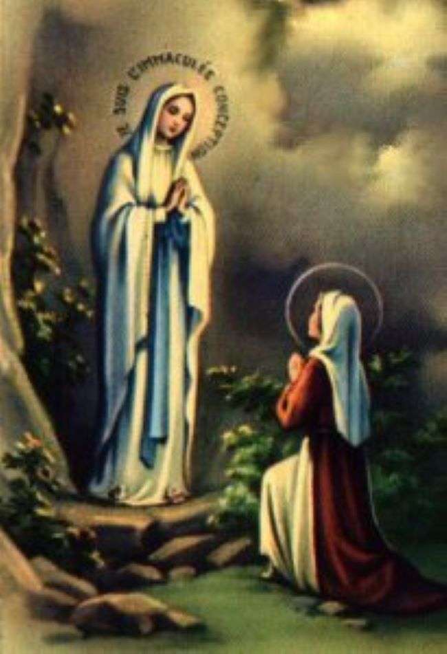 Francja-Lourdes-Objawienie Matki Bożej puzzle online