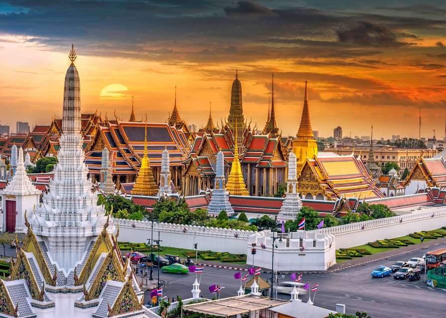 Bangkok i bogate potężne pałace puzzle online