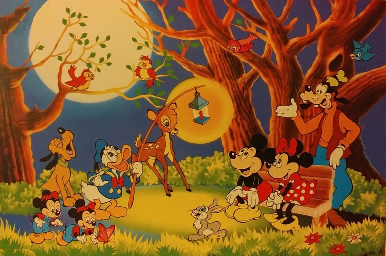 Bohaterowie bajek Disney'a puzzle online