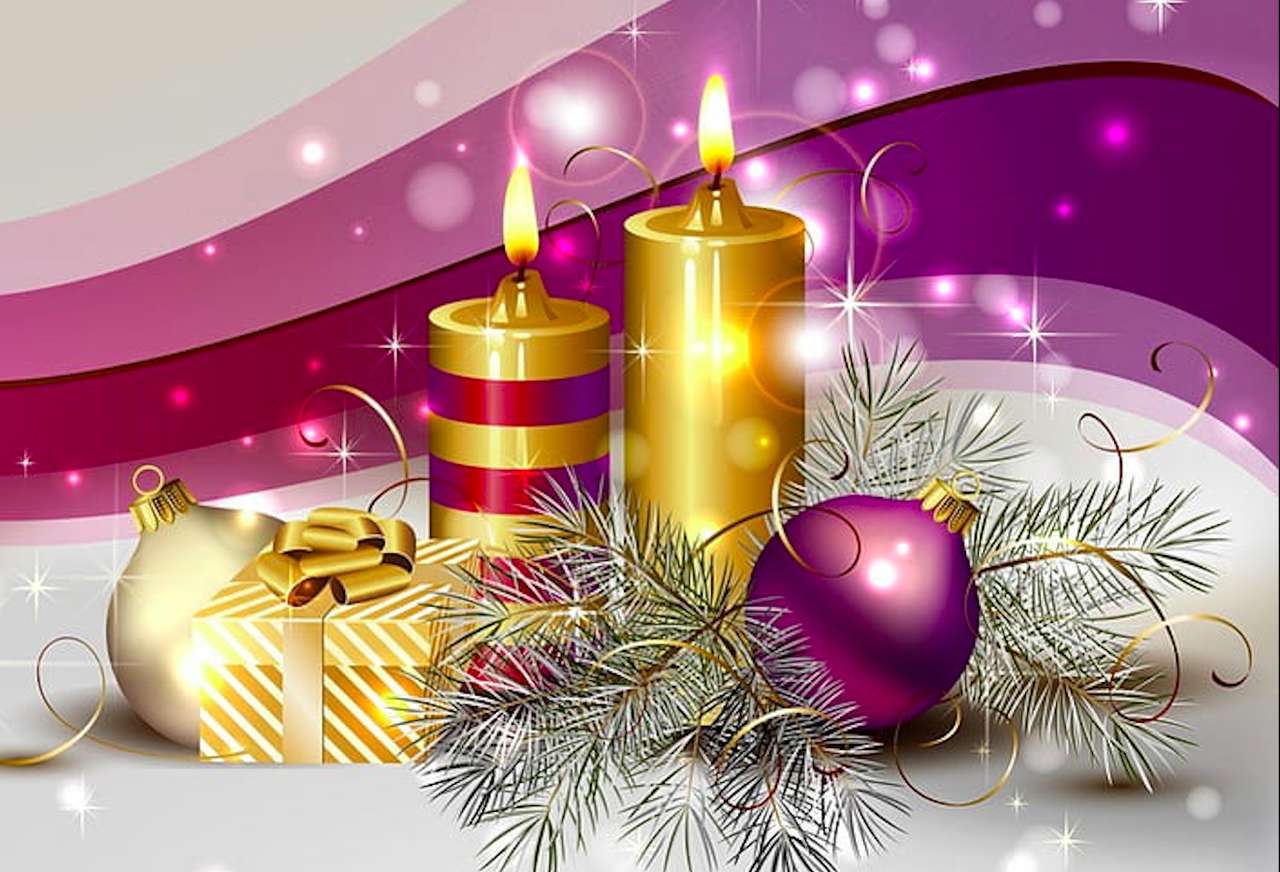 Elelgancko, pastelowo świątecznie, piękna inspiracja puzzle online