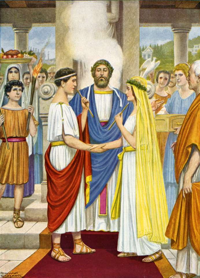 Ślub rzymski w czasach Republiki puzzle online
