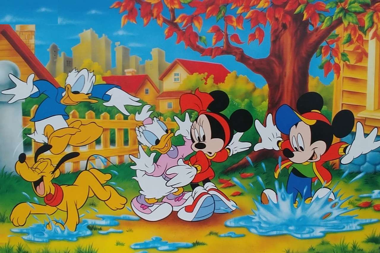 Myszka Miki i Kaczor Donald puzzle online