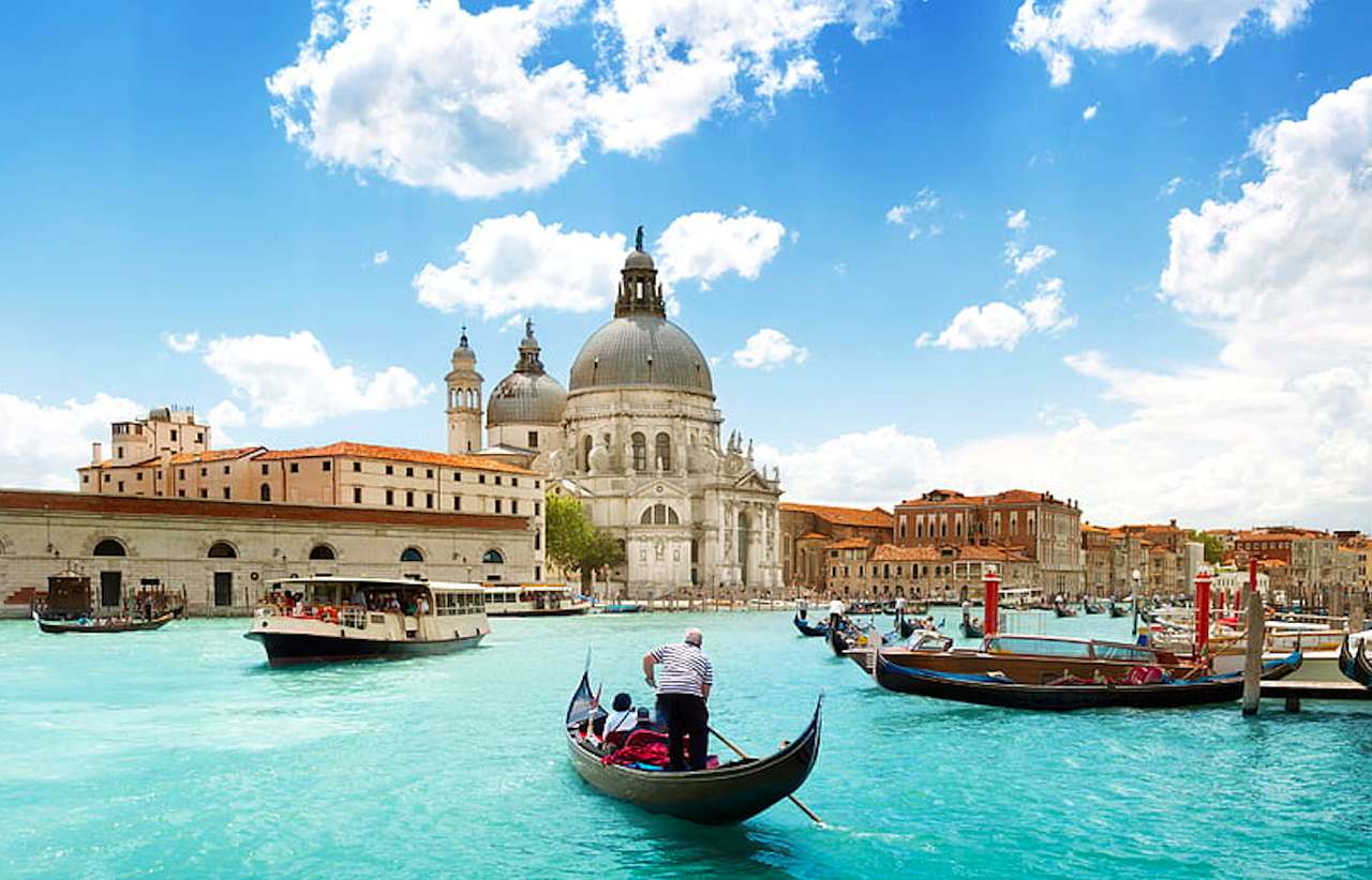 Wenecja -Canal Grande atrakcja turystów puzzle online