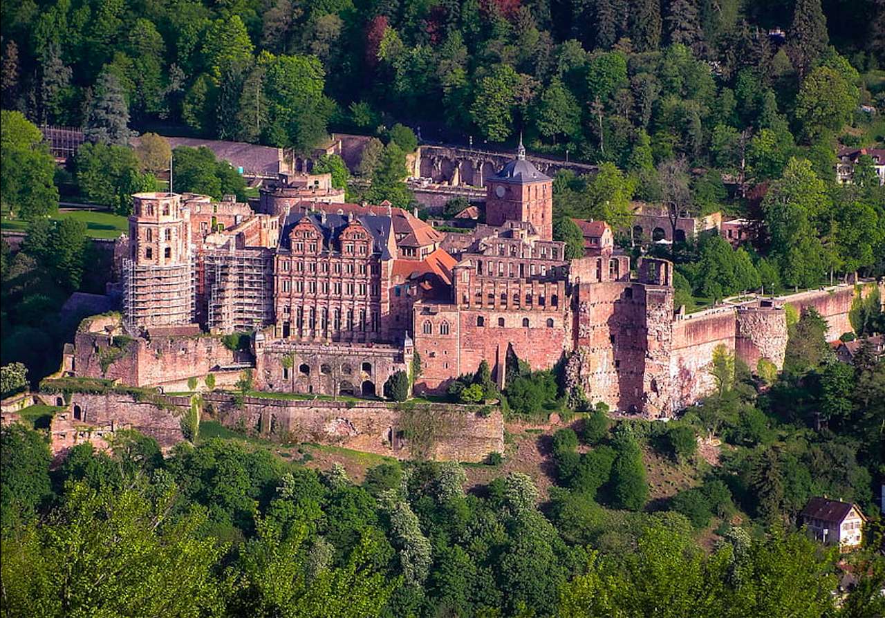Niemcy- Potężny Zamek w Heidelbergu puzzle online