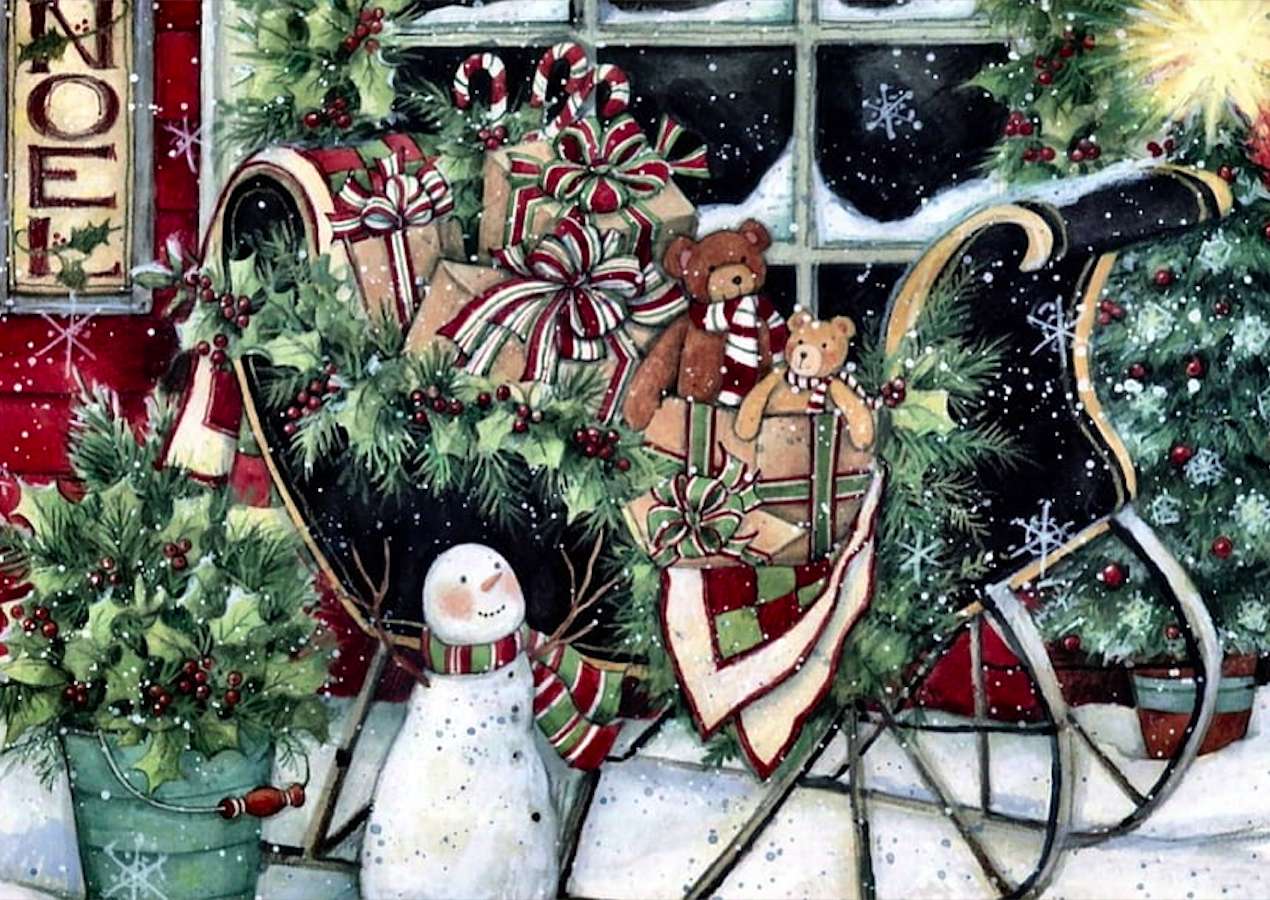 Sanie Świętego Mikołaja -Santa's Sleigh puzzle online