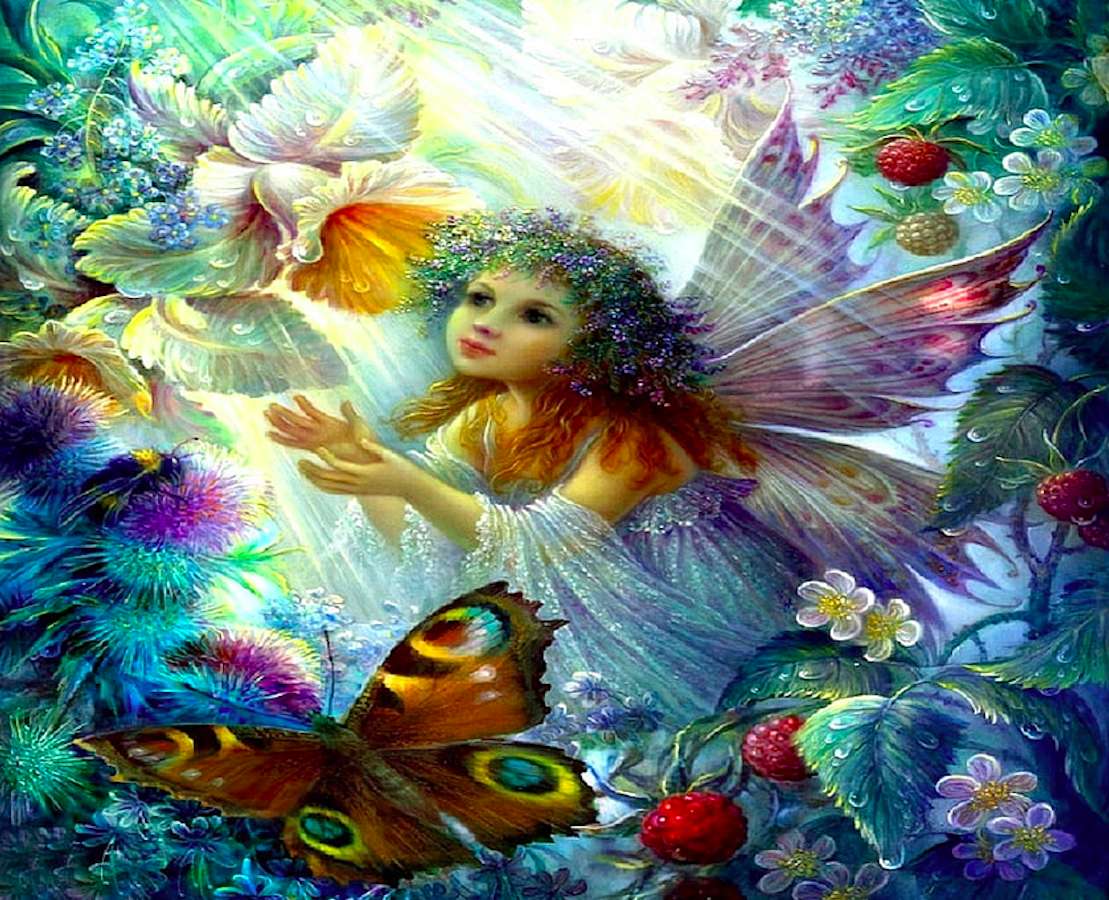 Magiczne Kwiaty Wróżki- Flower of Fairy puzzle online