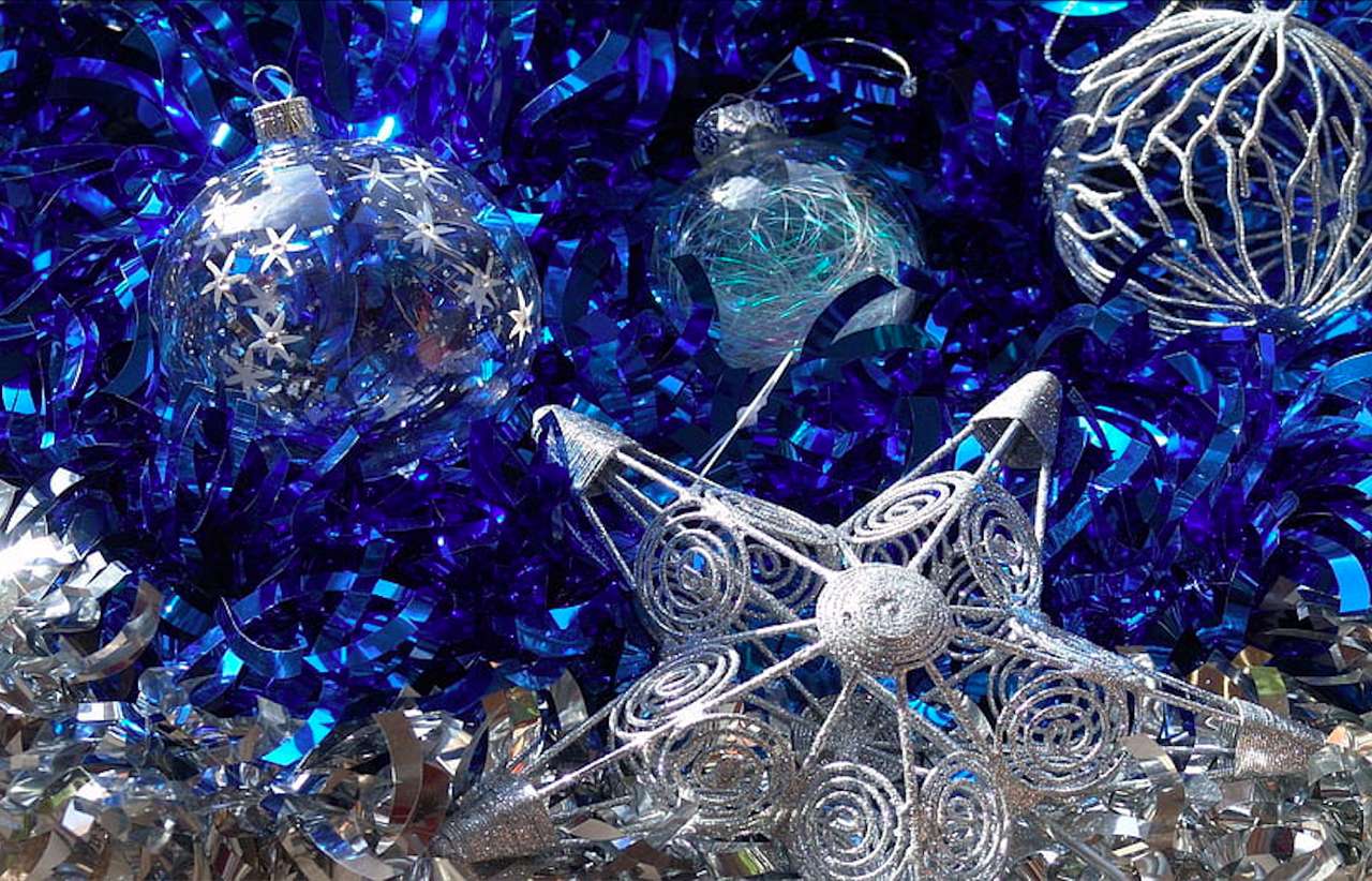 Szalone kolory świąt, piękny widok puzzle online