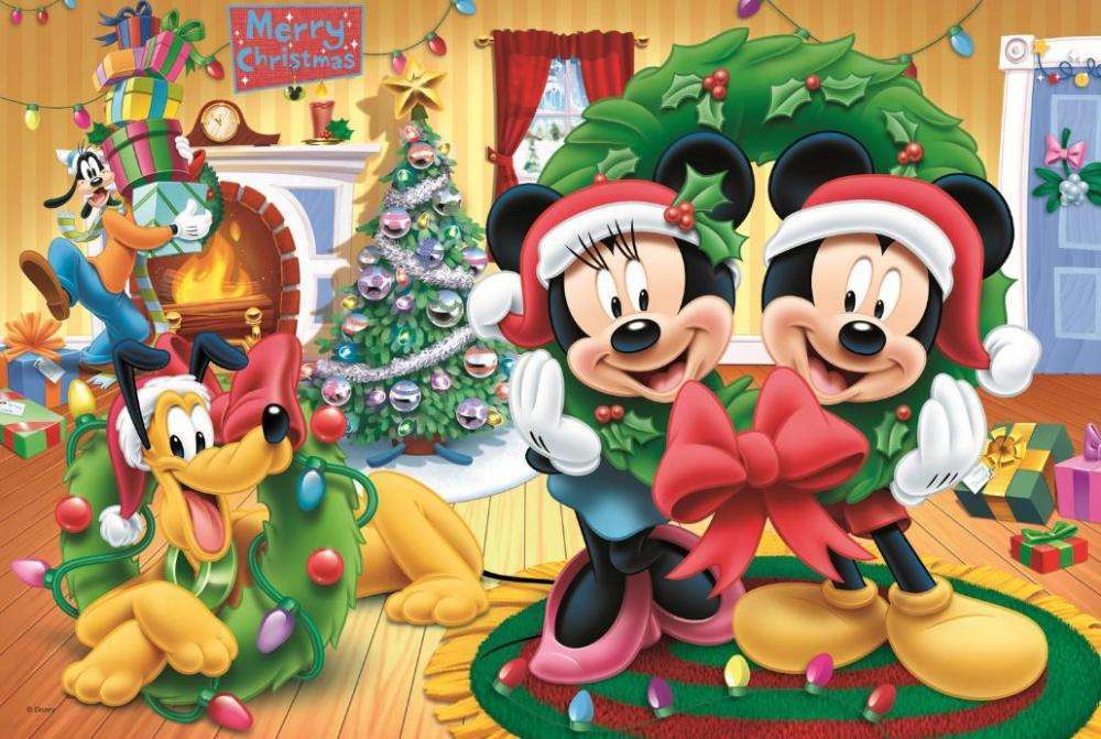 Myszka Miki w Święta puzzle online
