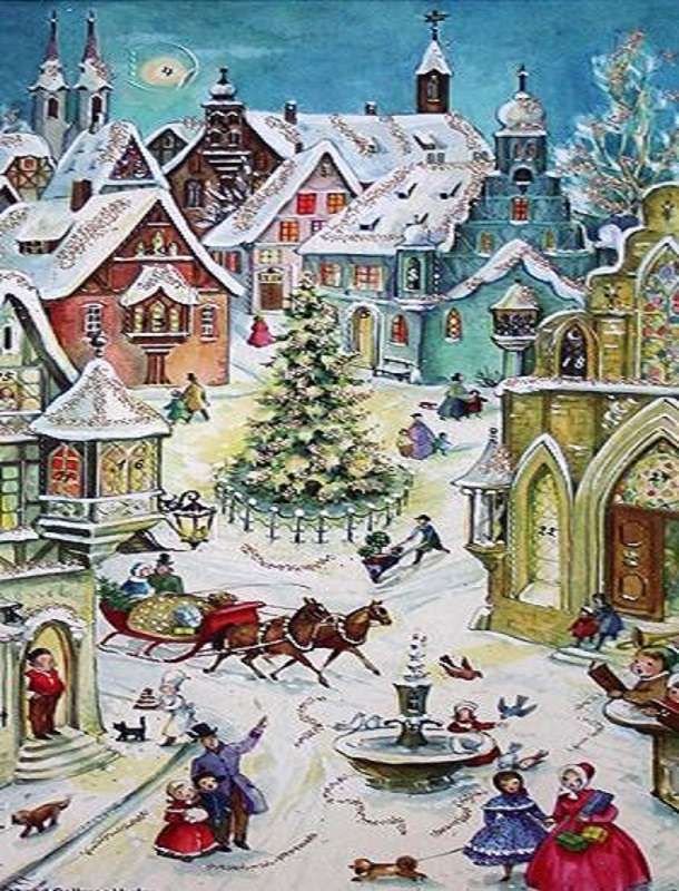 Christmas scene - Puzzle Factory