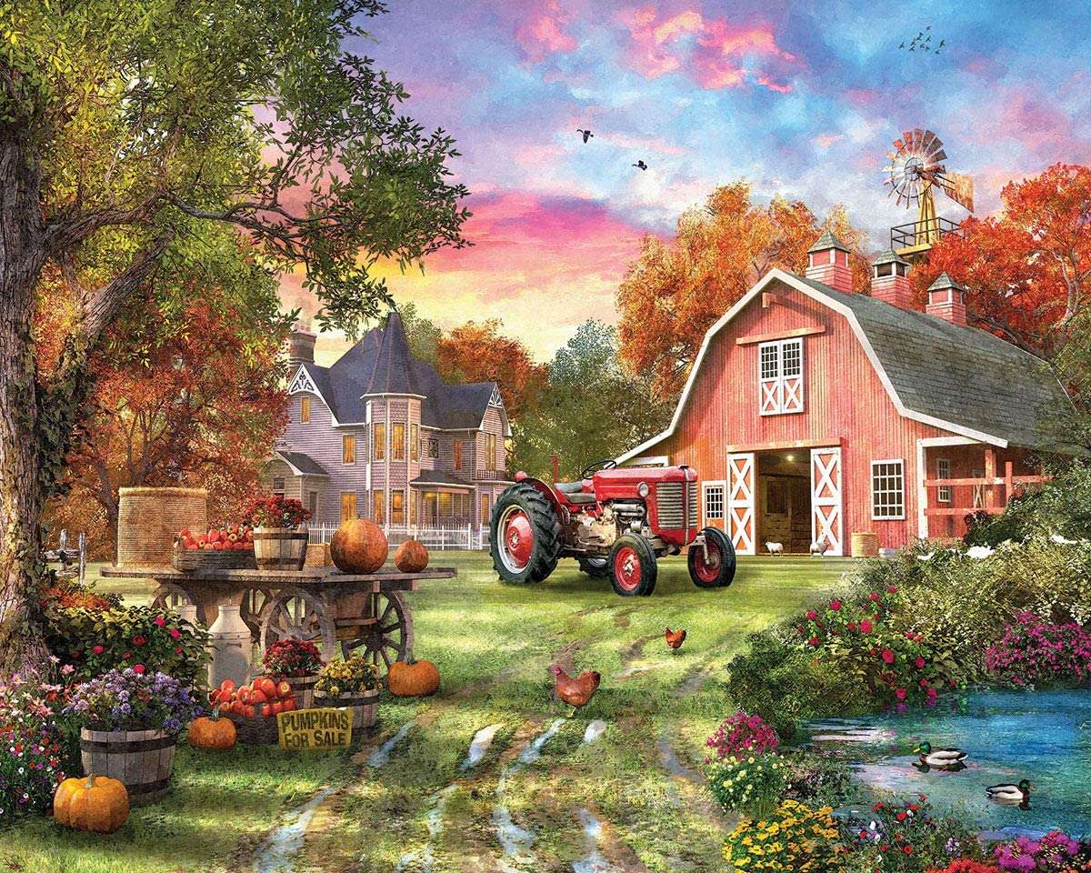 życie na farmie puzzle online
