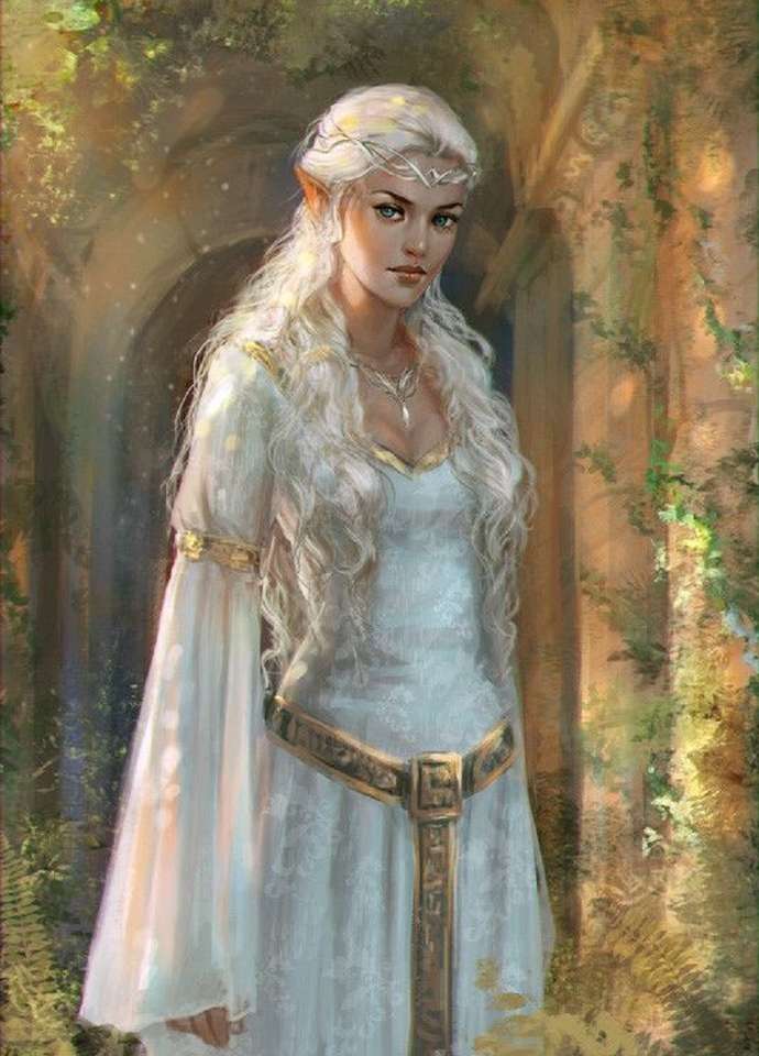 piękna elfia księżniczka puzzle online