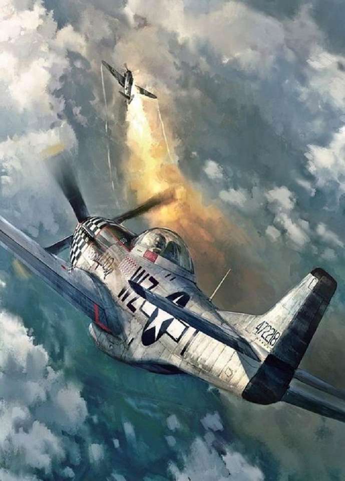 p-51 mustanga puzzle online