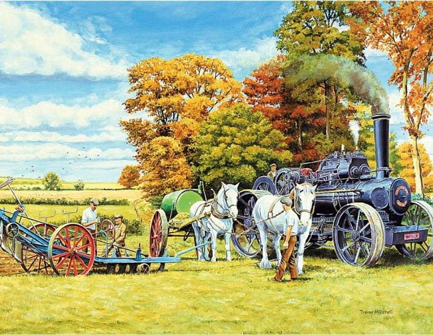 Traktor tamtych lat puzzle online
