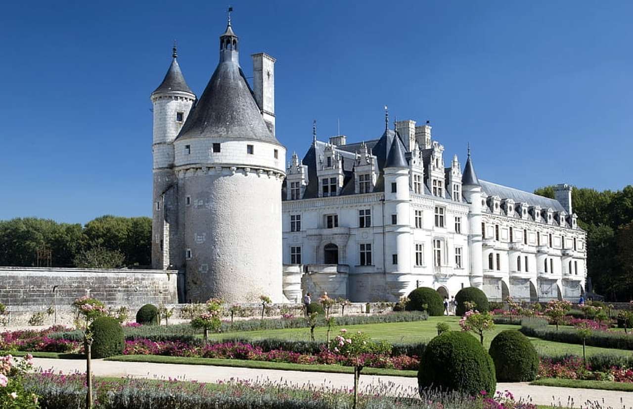 Frankrijk - Chateau de Chenonceau - Middeleeuwen puzzel