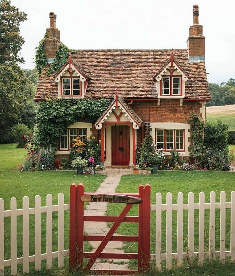 ładny wiejski dom puzzle online