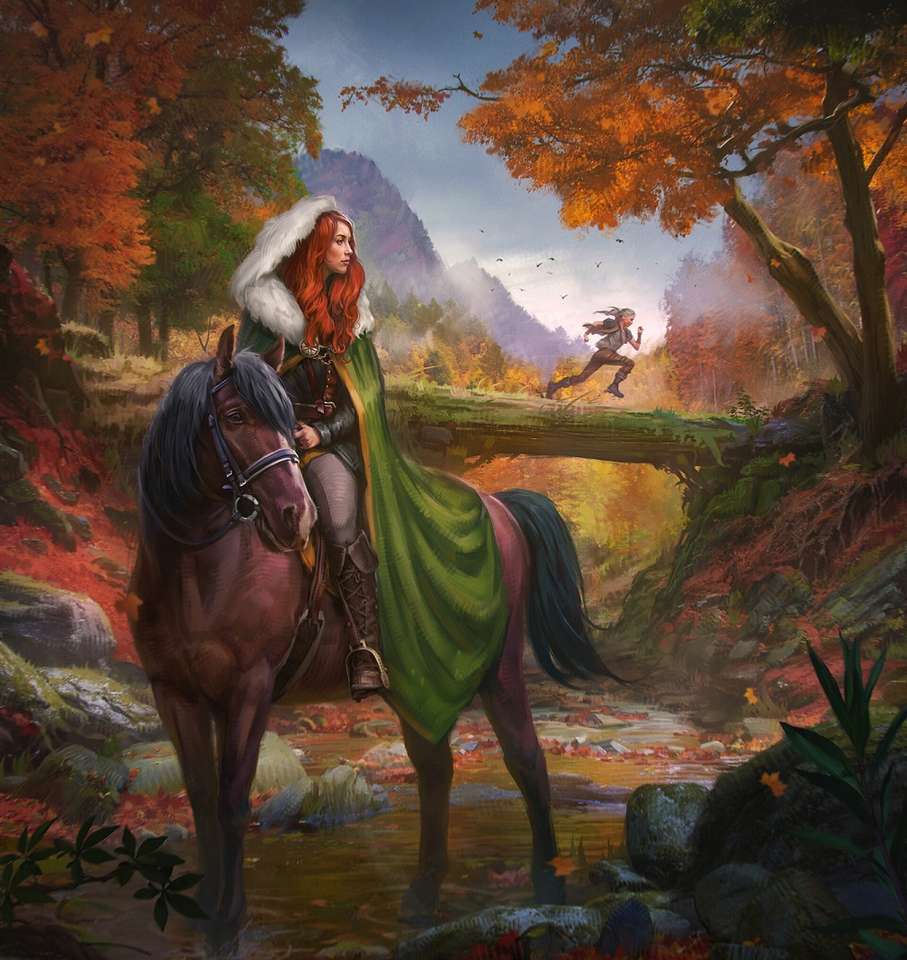 elfia kobieta puzzle online