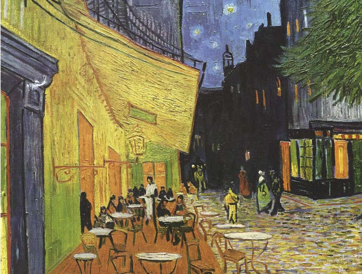 Taras kawiarni w nocy. Arles 1888 puzzle online