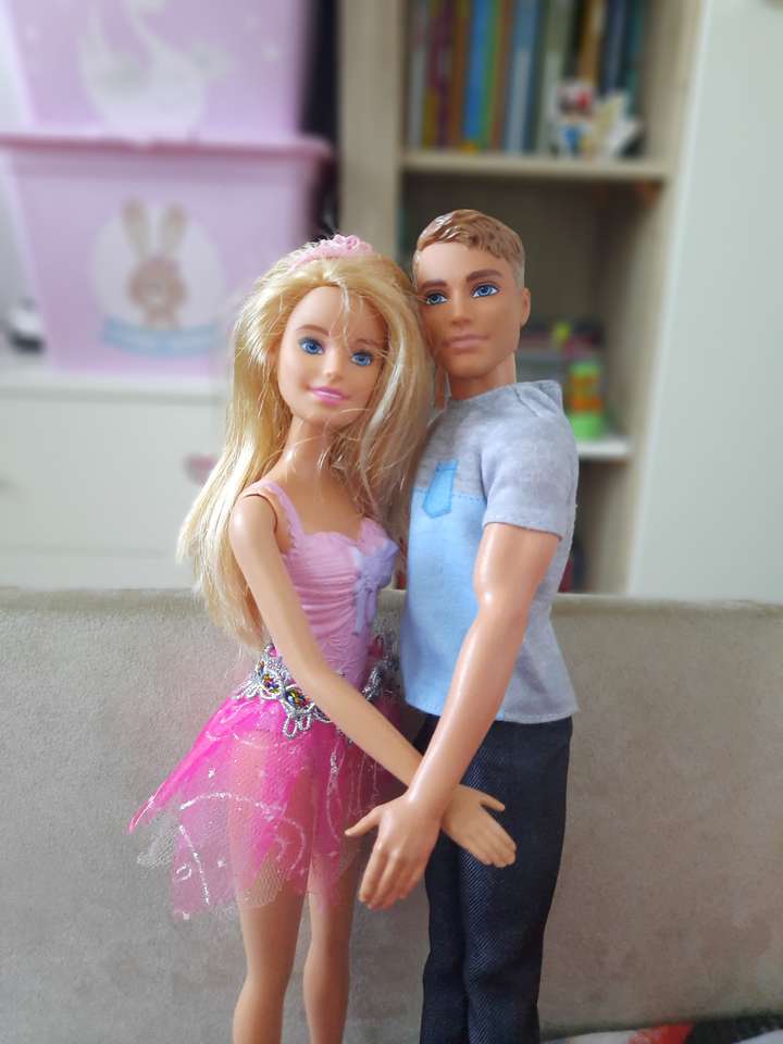 Lalka Barbie i Ken puzzle online