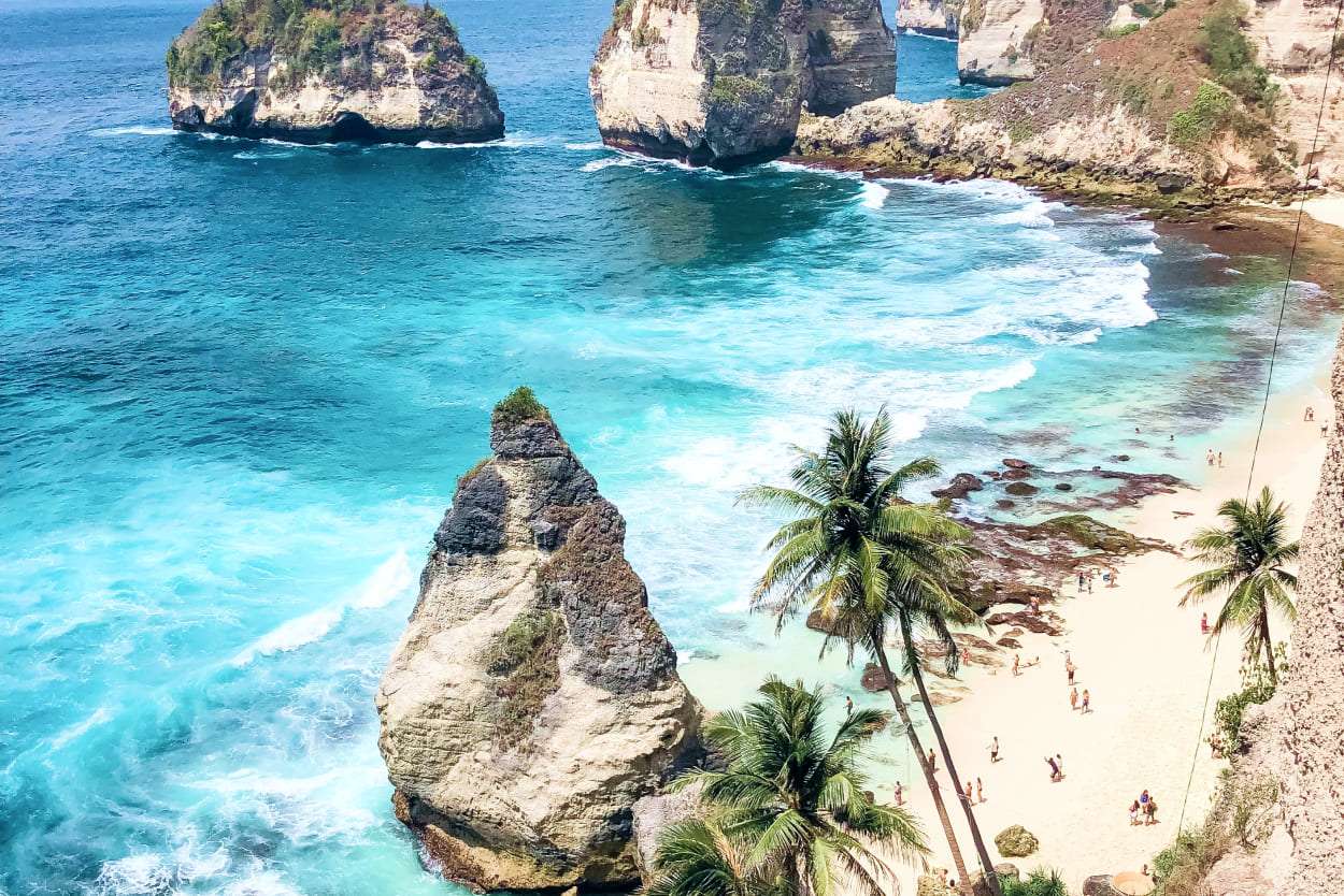 De kust van het eiland Bali legpuzzel