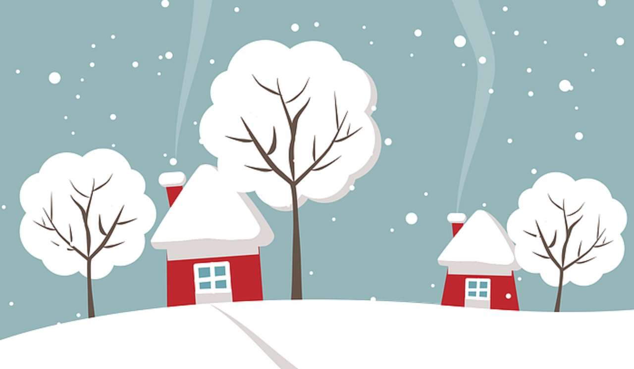 Zimowy krajobraz puzzle online