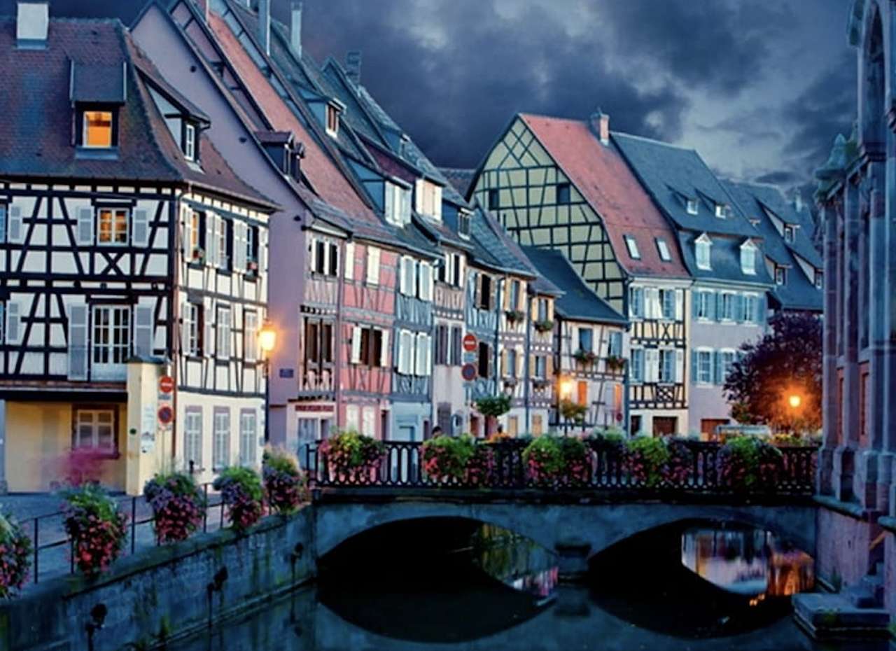 Francja- Piękno miasteczka Colmar puzzle online