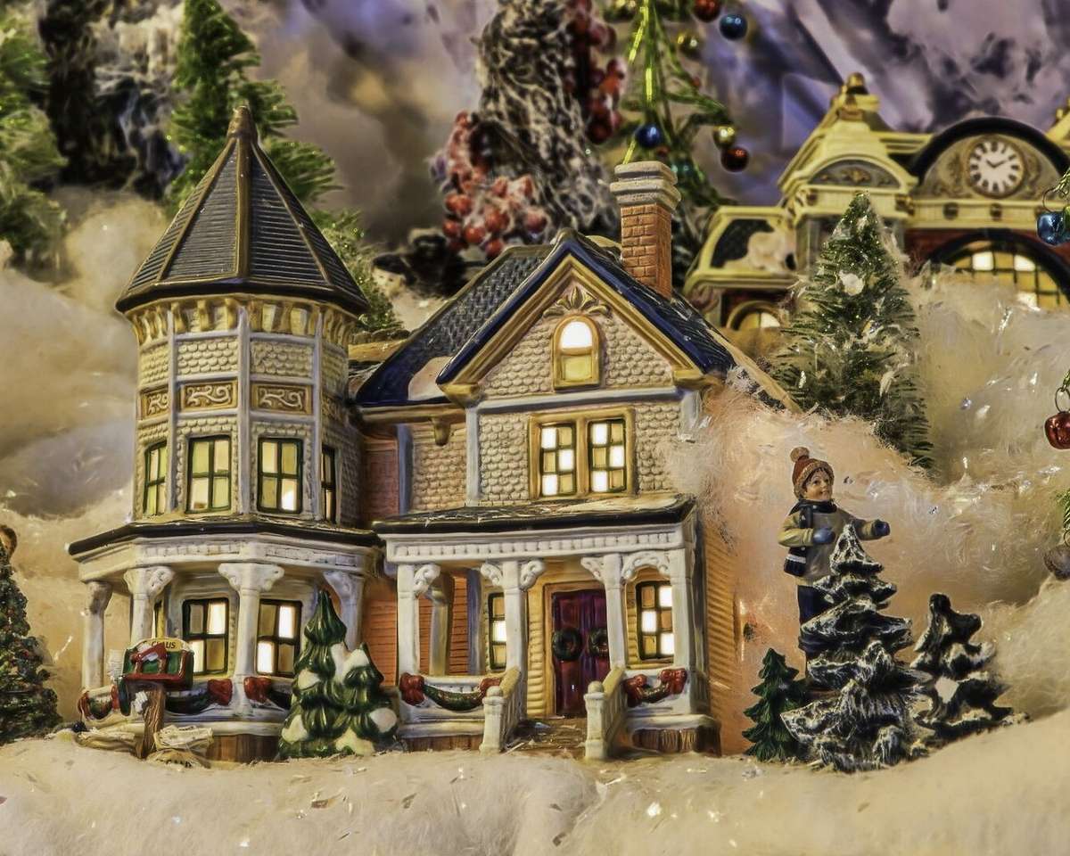 Dekoracja świąteczna puzzle online