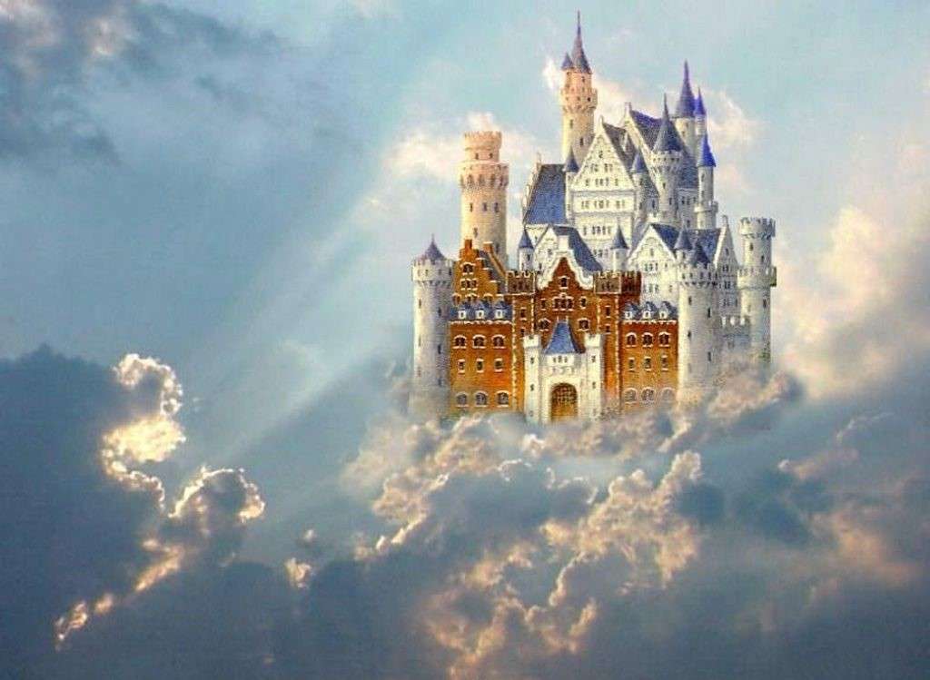 Zamek w chmurach puzzle online