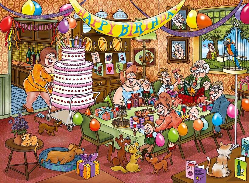 Urodzinowa niespodzianka puzzle online