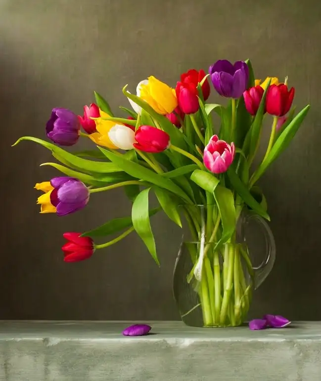 Tulipanes de colores - Puzzle Factory