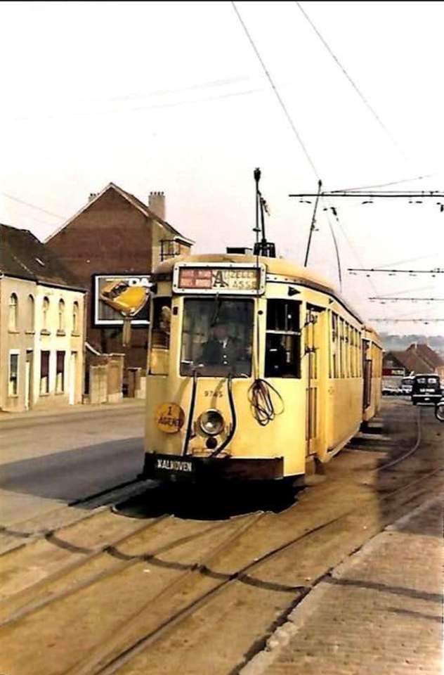 Belgia - Zellik - Ostatni tramwaj 1971 puzzle online