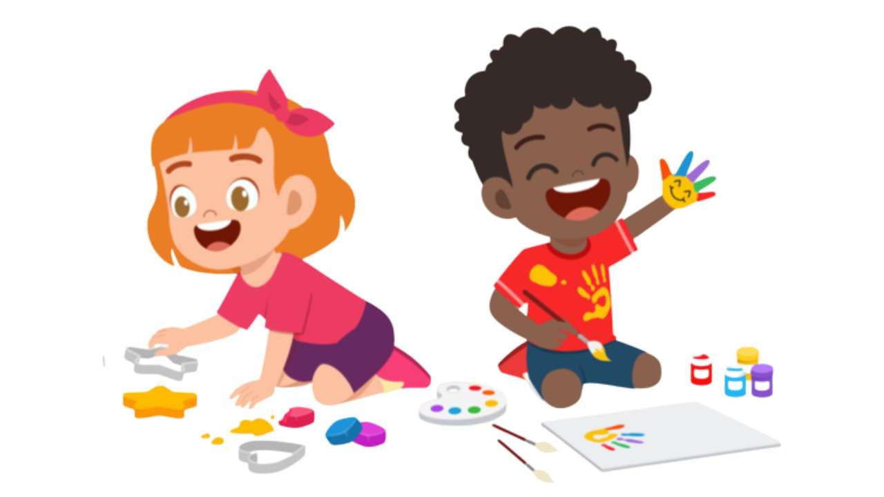 malowanie dzieci puzzle online