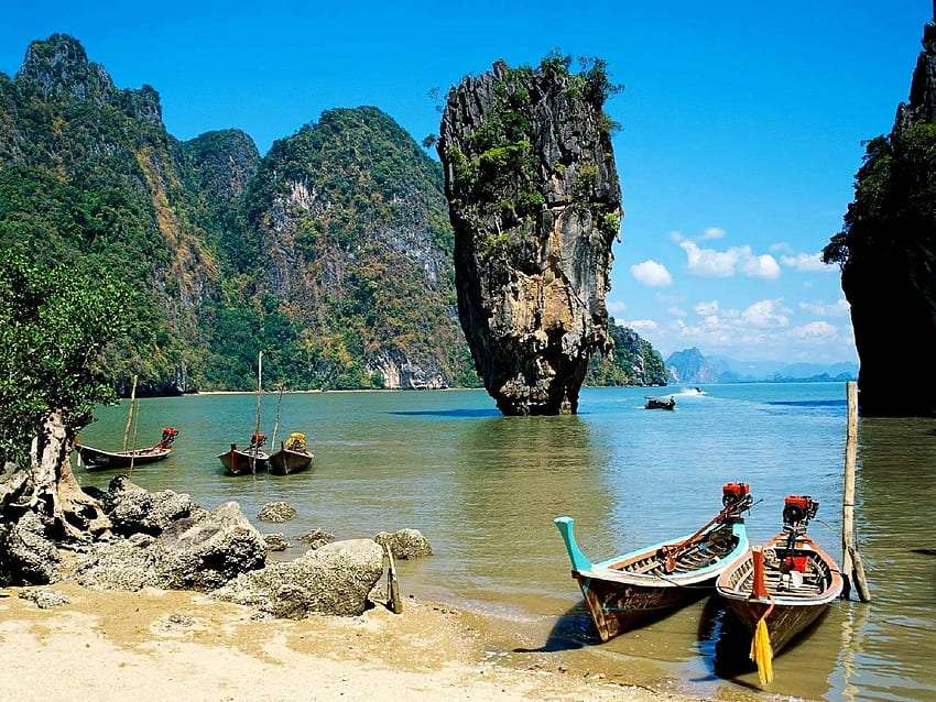 Tajlandia - co za piękna plaża. cudowny widok puzzle online