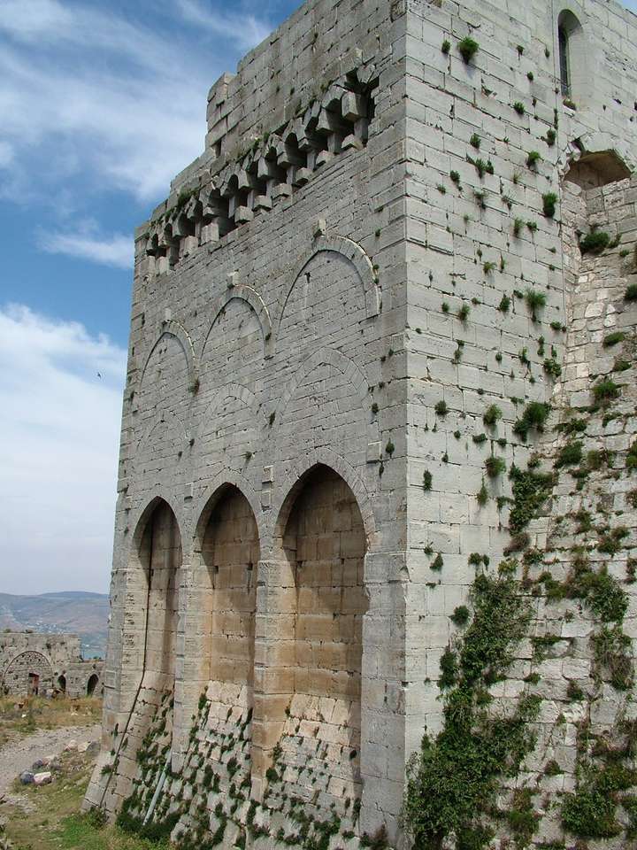 Syria, Krak des Chevaliers, zamek krzyżowców puzzle online