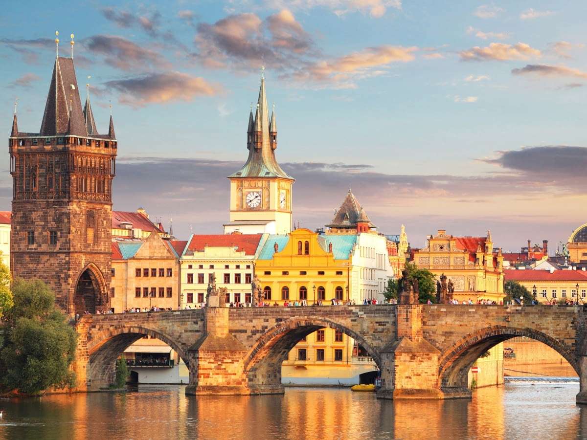 Czeska Praga-Kamienny Most Karola puzzle online